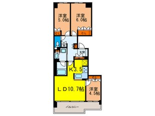 プラウド千里桃山台(303)の物件間取画像